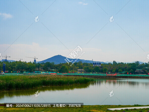 建設(shè)中的濟南人才科技公園