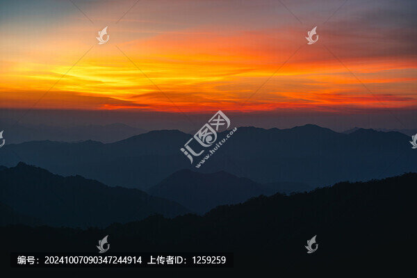 羅定風(fēng)車山日落夕陽