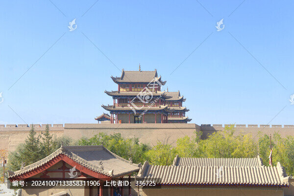 甘肅嘉峪關(guān)內(nèi)城柔遠(yuǎn)樓