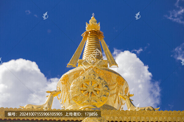木雅金塔寺廟金頂
