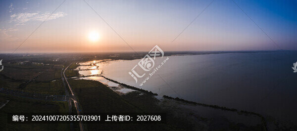 長蕩湖日出