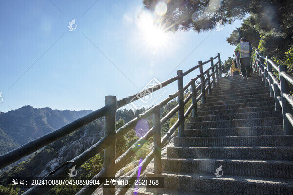 天蒙山景區(qū)棧道