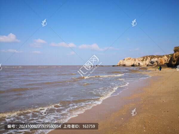 退潮的海灘