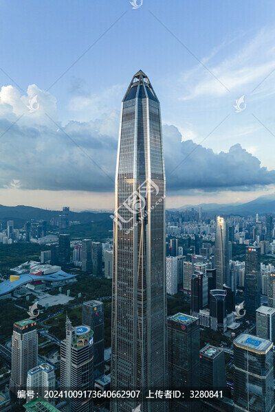 城市地標(biāo)建筑航拍景觀