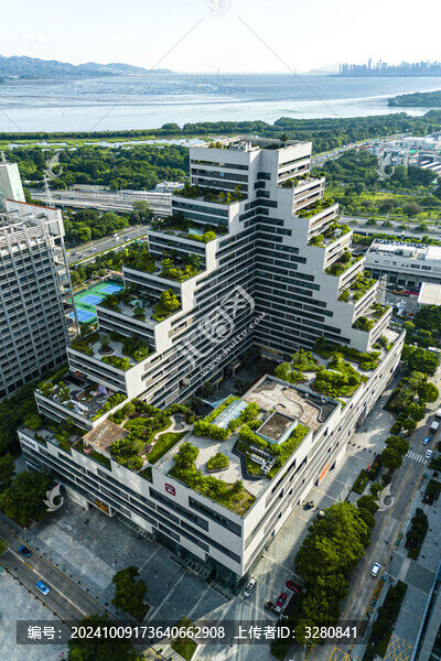 城市地標(biāo)建筑航拍景觀