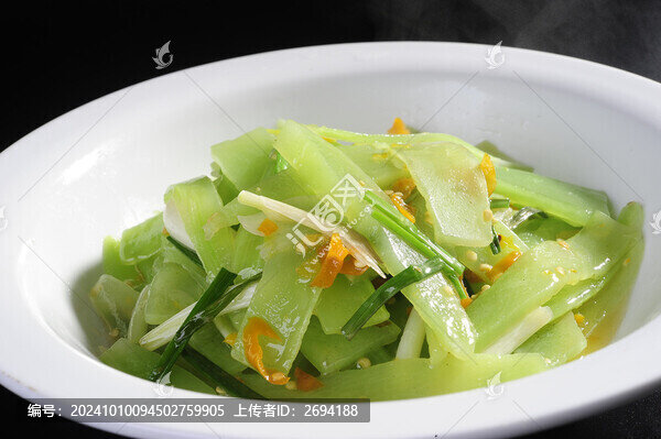 茭頭炒萵筍片