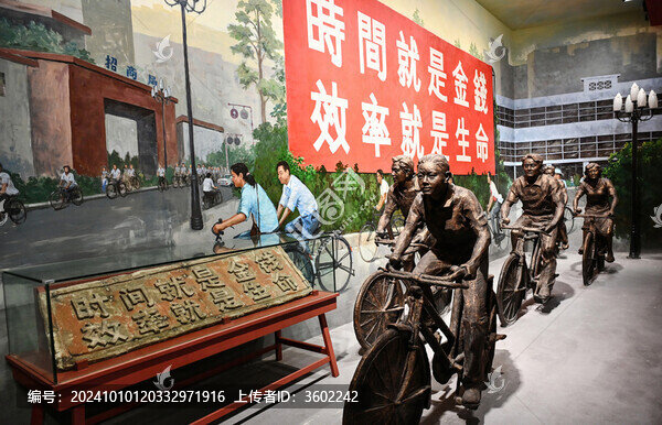 改革開放的時代印記雕塑