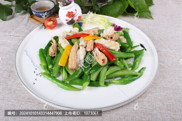 鳳尾芥蘭炒雙脆