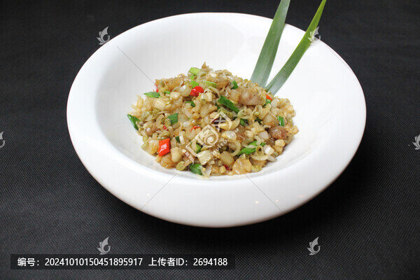 浸菜炒蹄筋
