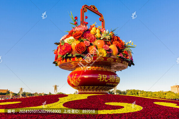 天安門大花籃