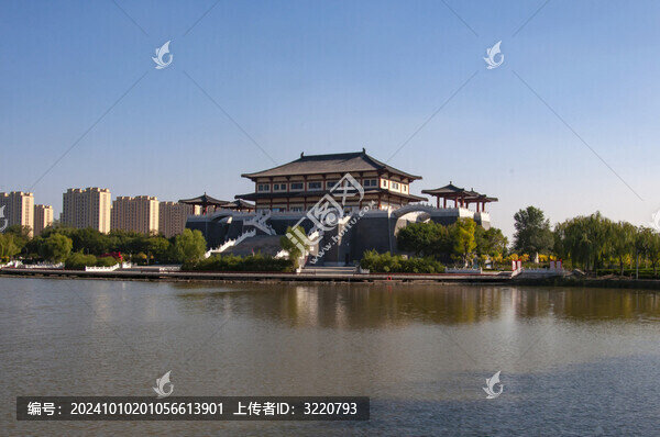 武城縣地標建筑弦歌湖公園弦歌臺