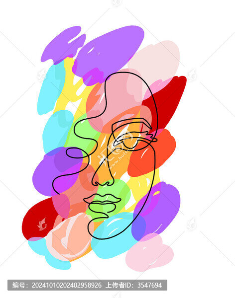 彩虹臉