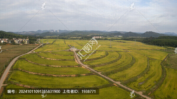 韶關(guān)湞江區(qū)犁市鎮(zhèn)茶山田風(fēng)光