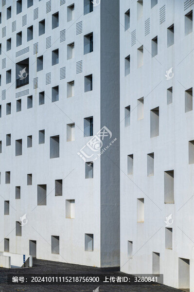 深圳大學幾何結構建筑景觀