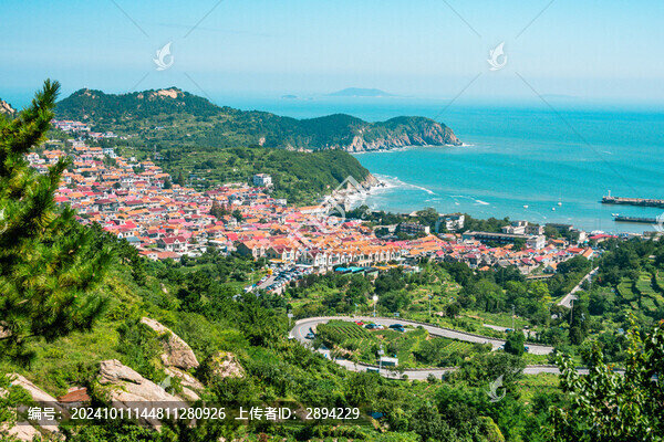 嶗山漁村旅游勝地自然風景