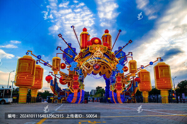 大型彩燈京劇文化