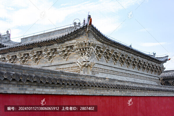 永祚寺又稱雙塔寺的傳統(tǒng)建筑城墻