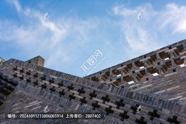 永祚寺又稱雙塔寺的傳統(tǒng)建筑城墻