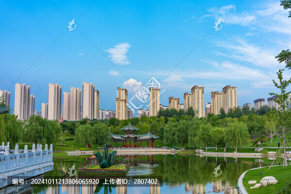 永祚寺又稱雙塔寺外的現(xiàn)代建筑