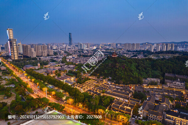 鎮(zhèn)江西津渡航拍夜景