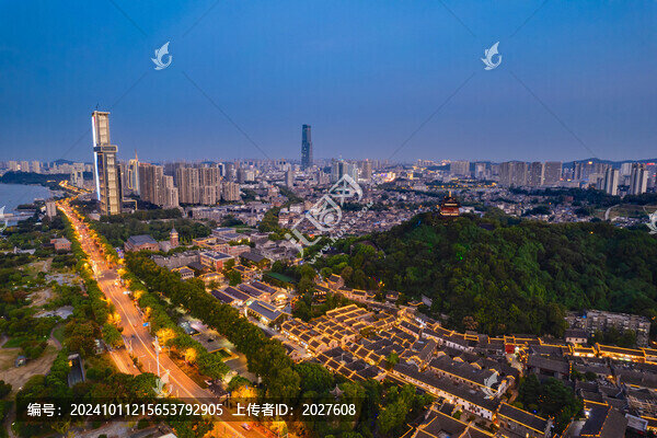 鎮(zhèn)江西津渡航拍夜景
