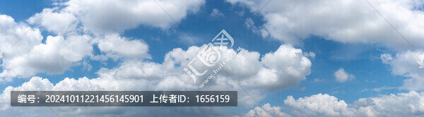藍天白云背景素材