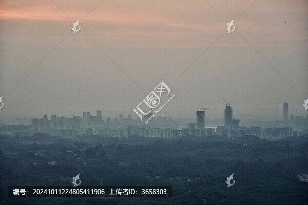 成都天府新站丹景山航拍