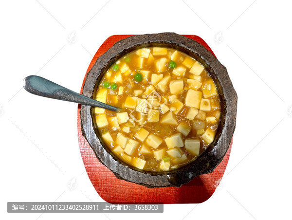 蟹黃石鍋豆腐