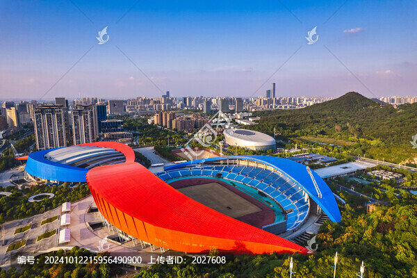鎮(zhèn)江市體育會展中心航拍風(fēng)光