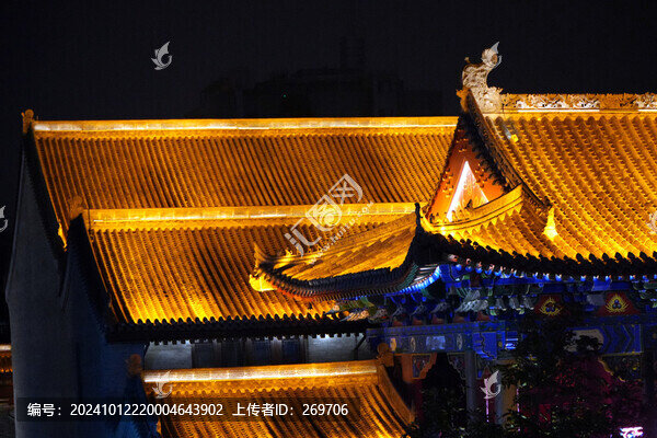 西安易俗社夜景