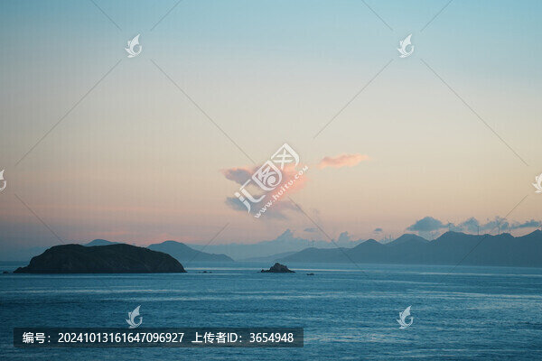 霞浦海上落日