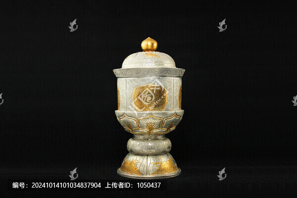 唐鎏金人物畫(huà)銀壇