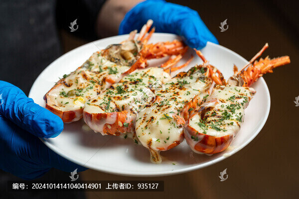 芝士焗烤澳洲青龍