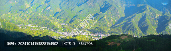 杭州太子尖全景圖