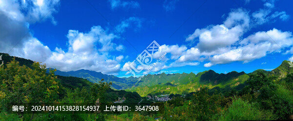 杭州太子尖全景圖