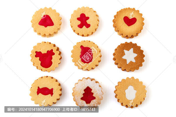 家庭手工烘焙美食圣誕節(jié)主題餅干