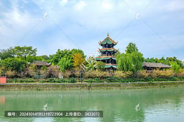 四川成都望江樓公園