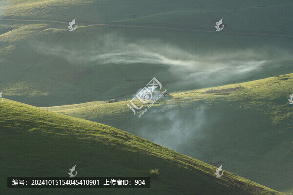 草原炊煙