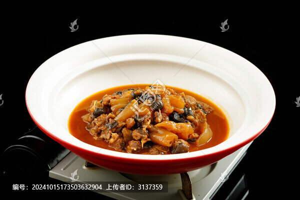 紅燒花膠甲魚(yú)