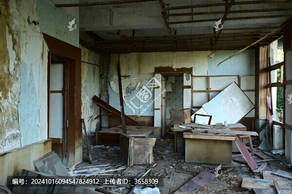 前蘇聯(lián)廢棄建筑室內(nèi)