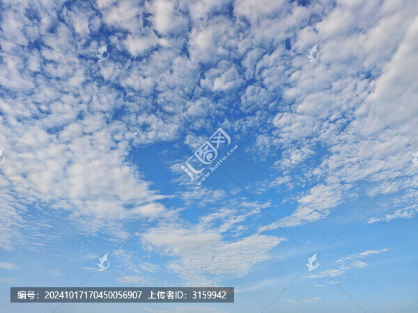 藍(lán)天白云棉花云