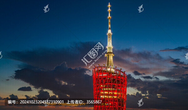 羊城盛夏晚霞