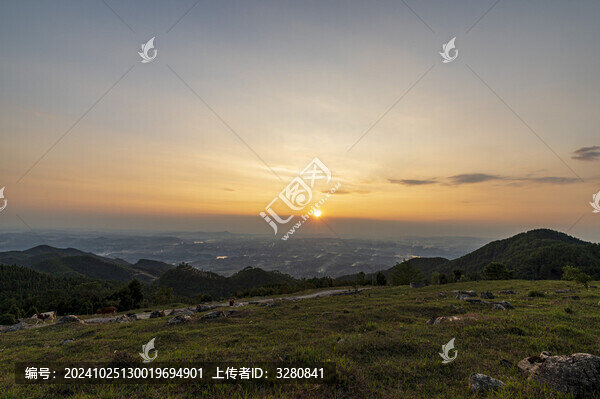 三匯古鎮(zhèn)日落風(fēng)景
