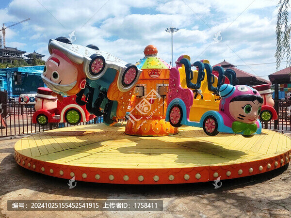 兒童游樂場旋轉(zhuǎn)小汽車