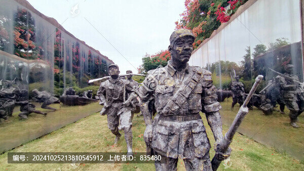 新四軍戰(zhàn)士雕像