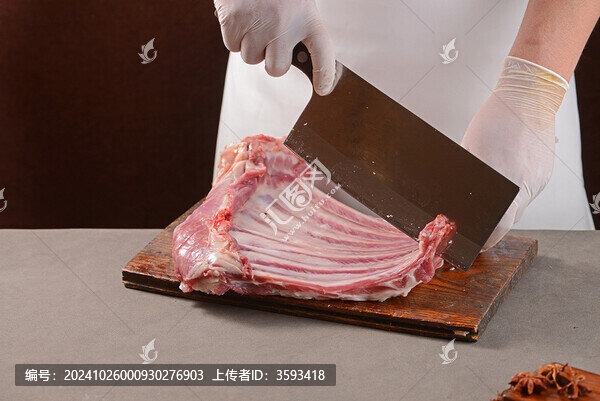 廚師切羊排