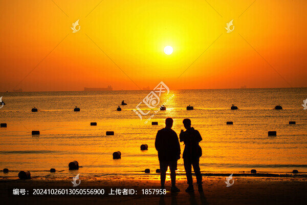 北戴河海上日出