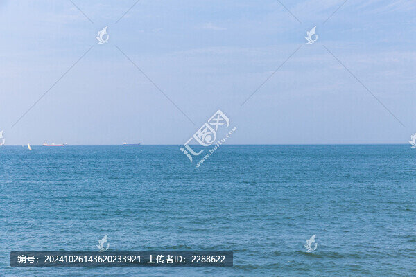 藍(lán)天大海沙灘美景
