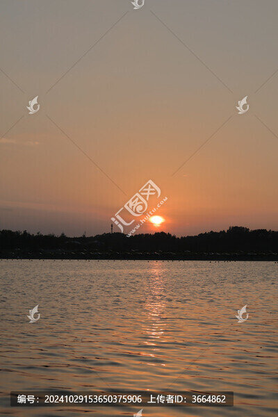 興隆湖夕陽