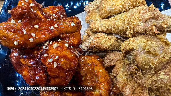 韓式炸雞特寫